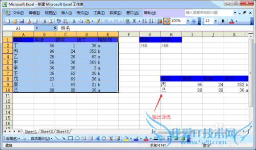 excel表格筛选后粘贴
