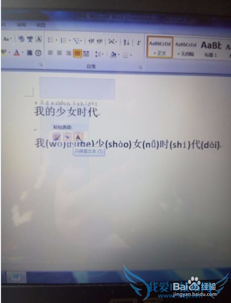 在Word2010文档中如何为汉字加拼音注释?