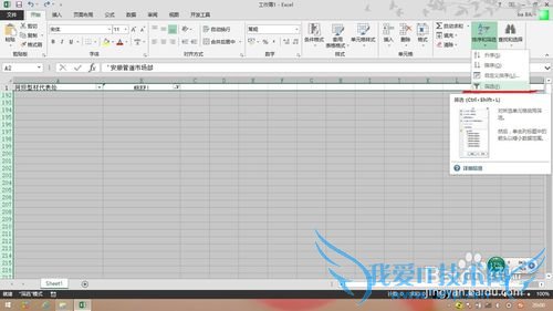 excel 快速删除重复的单元格