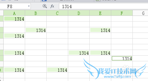 如何在EXCEL表格中不连续单元格填充同一数据