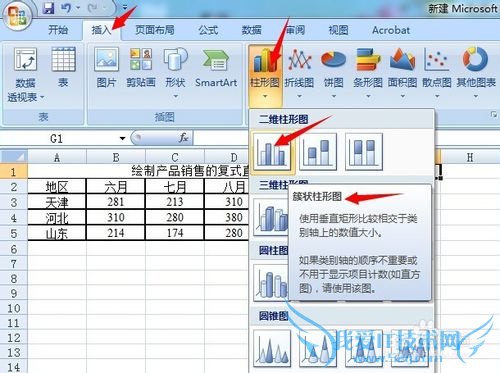 Excel 2007 λƸʽֱͼ