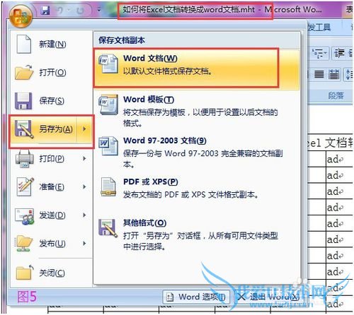 οٽExcelĵԭʽתWordĵ