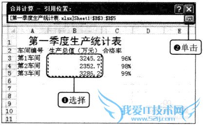 Excel2010 如何按位置合并计算汇总
