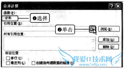 Excel2010 如何按位置合并计算汇总