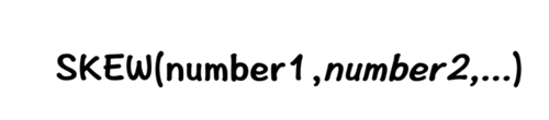 Excel⣺[208]SKEW÷
