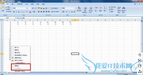excel2007ÈçºÎÒþ²Ø¹¤×÷±¡