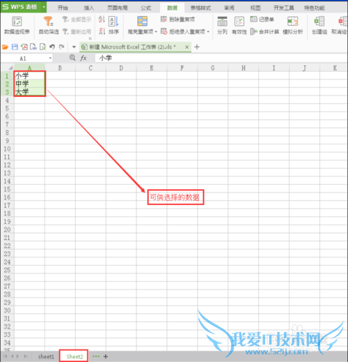 Excel里面如何制作下拉选项