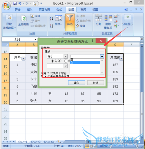 excel2007νи߼ɸѡҸɸѡ