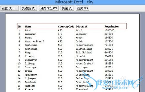 Excel2003技巧----每页都打印标题行