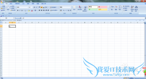 excel2007中角标的设置