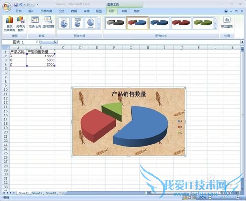 如何用Excel做出饼图设计