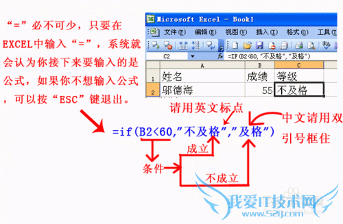 怎样让EXCEL自动根据学生成绩分出优、良等级?