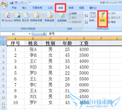 Excel2007ʾȫɸѡ