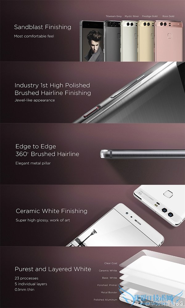 惊艳徕卡双摄像头!华为新旗舰P9、P9 Plus正式发布