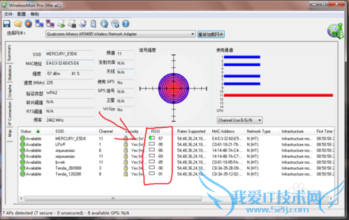 如何检测wifi信号强度?