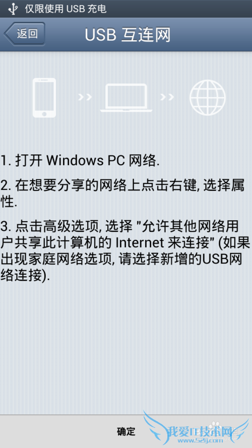 把手机USB连接上电脑,用电脑网络发射wifi信号
