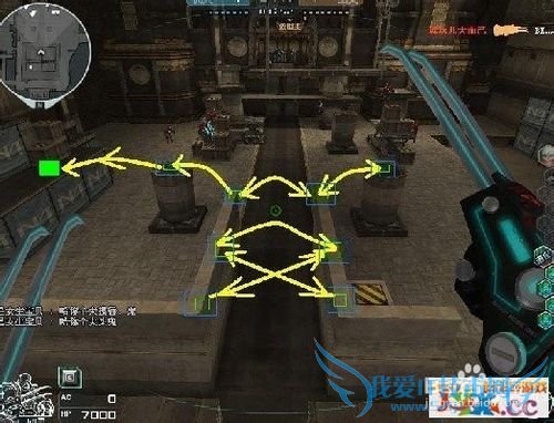 穿越火线生化金字塔跑酷路线