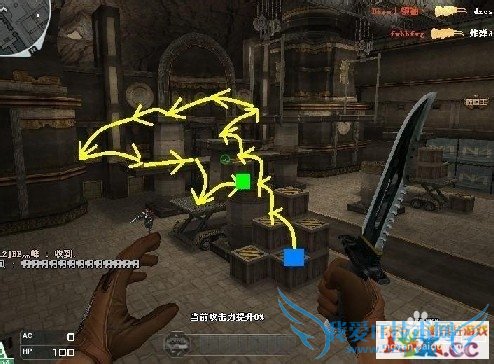 穿越火线生化金字塔跑酷路线