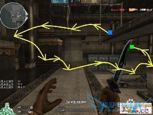 穿越火线生化金字塔跑酷路线