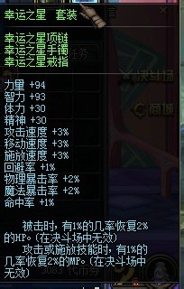 DNF幸运之星套装怎么样/怎么得