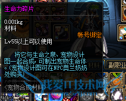 DNF生命力碎片【★】