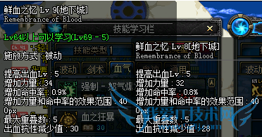 dnf红眼被动技能鲜血之忆加点攻略