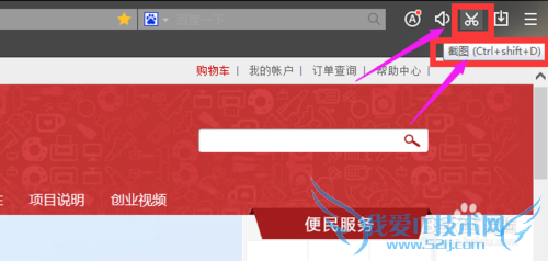 怎么在网页上截图