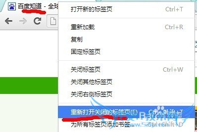 浏览器如何恢复关闭的网页