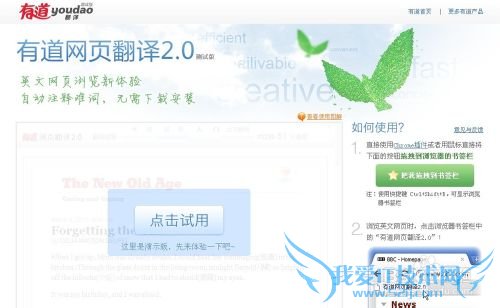 怎么快速把英文网站或网页翻译成中文