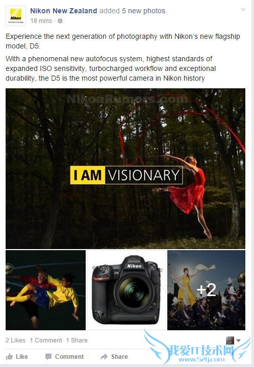 确认!尼康D5今夜发布:史上最强旗舰