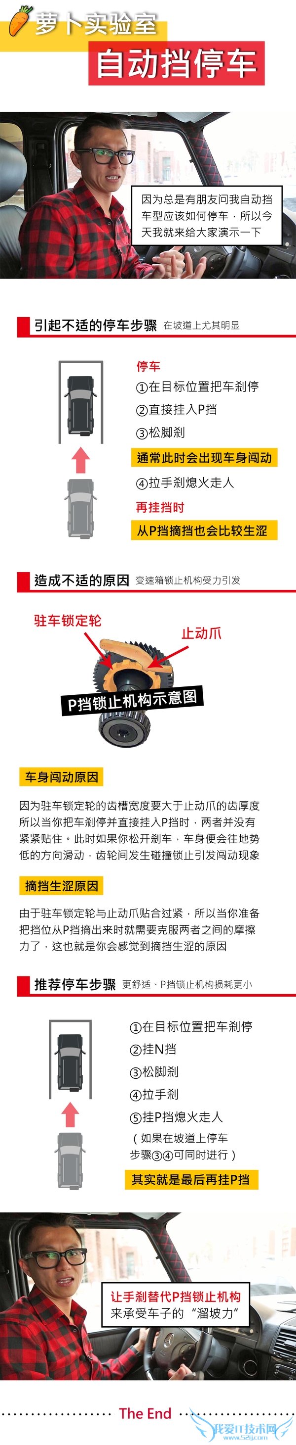 自动挡到底如何停车?真相来了