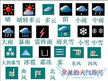 是什么地理天气符号|是什么地理天气符号