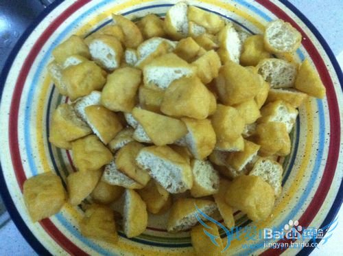 蒜香尖椒熘豆腐泡