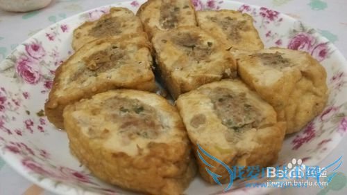 教你如何制作客家小葱酿豆腐