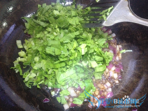 油麦菜烩豆腐的作法