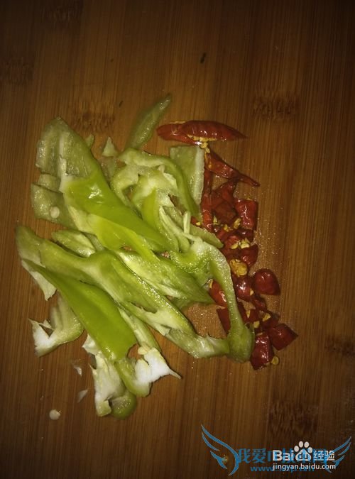 家常辣椒炒青菜