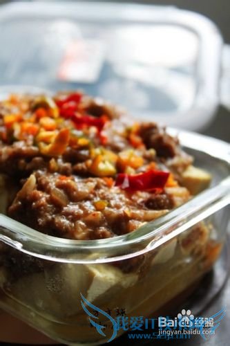 微波炉快手菜---肉末豆腐