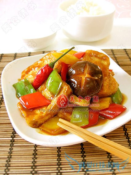 生活是朴实无华的-焦溜豆腐的做法