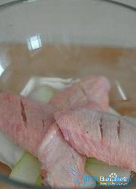 用微波炉做香菇冬瓜鸡汤