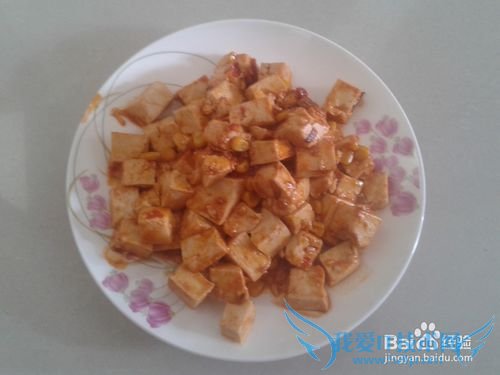香辣玉米炒豆腐