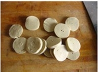 高蛋白小吃——香煎豆腐圈