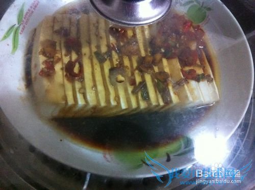 美味剁椒蒸豆腐的做法