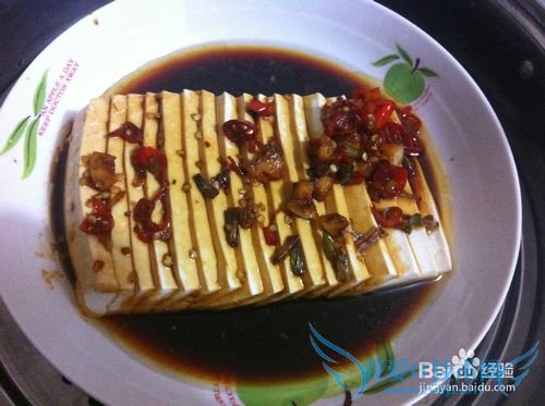 美味剁椒蒸豆腐的做法