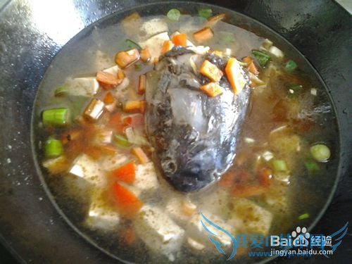 鱼头豆腐汤的做法——寒潮来袭暖胃汤