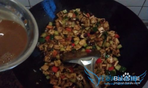 川香下饭菜--宫保豆腐丁