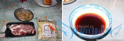 照烧珍珠油豆腐塞肉的做法