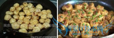 照烧珍珠油豆腐塞肉的做法