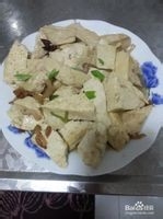 家常肉丝炒豆腐