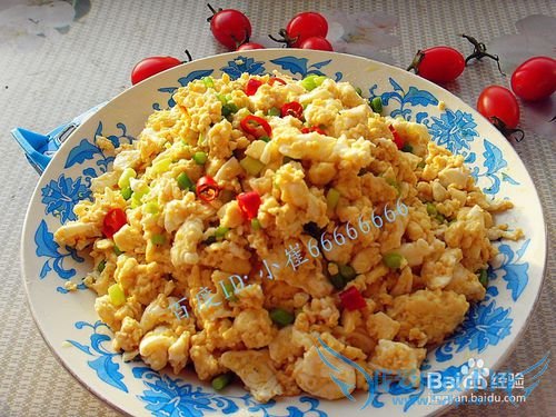 鸭蛋清遇豆腐 蛋清炒豆腐