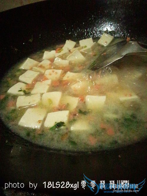 嫩滑翡翠豆腐羹